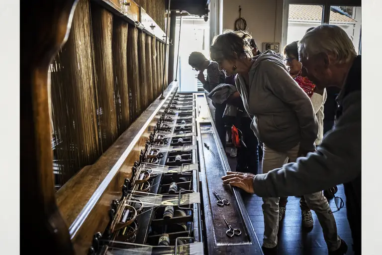 Visite du musée de la passementerie, Jonzieux à Jonzieux
